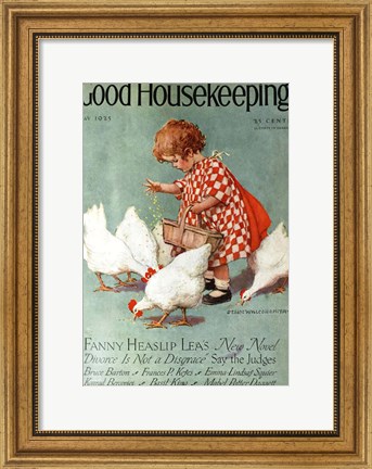 Framed Good Housekeeping May 1925 Print