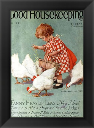 Framed Good Housekeeping May 1925 Print