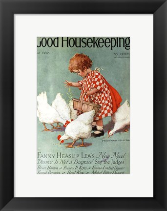 Framed Good Housekeeping May 1925 Print