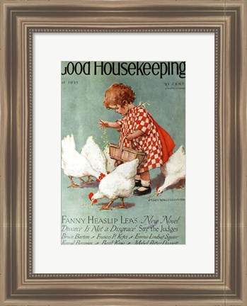 Framed Good Housekeeping May 1925 Print