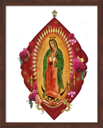 Framed Guadalupe 2-4 Print