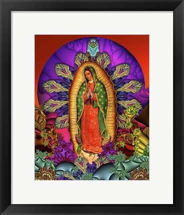 Framed Guadalupe2-8 Print