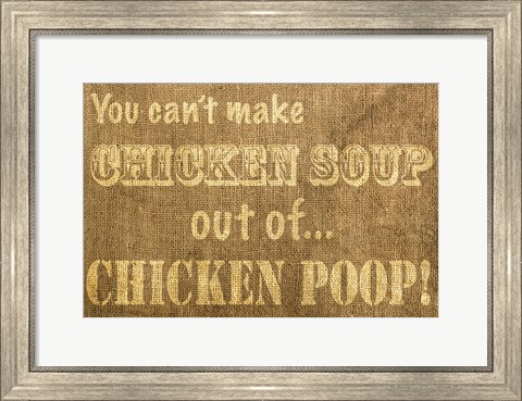 Framed Chicken Soup Print