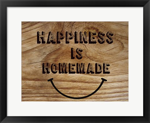 Framed Happy Home Print