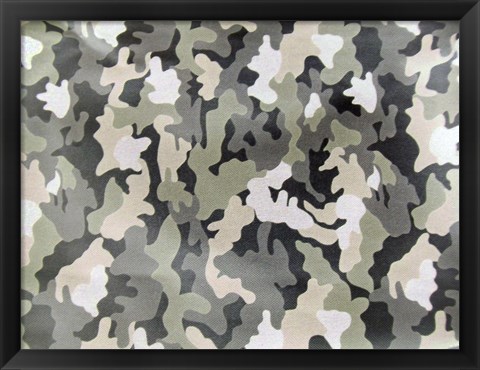 Framed Fall Camo Print