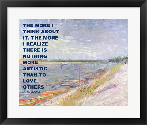 Framed Love Others -Van Gogh Quote Print