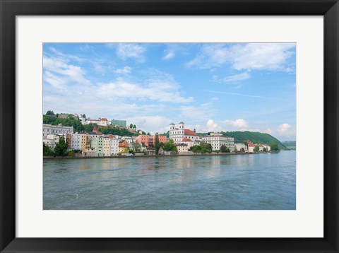 Framed Danube River, Passau Print