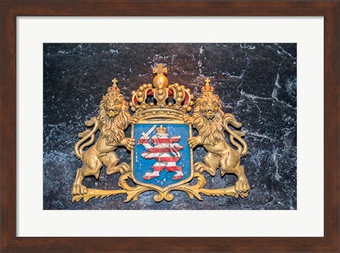 Framed Kupferberg Family Crest Print