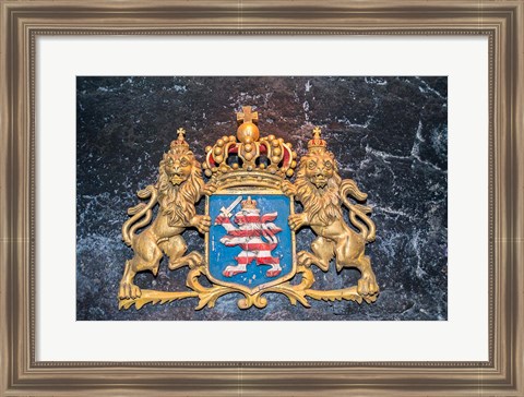 Framed Kupferberg Family Crest Print