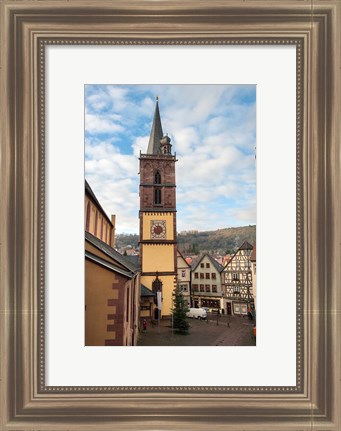 Framed Gothic Church Tower Print