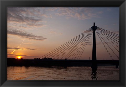 Framed Danube River Boat Trip Print