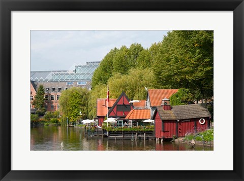 Framed Tivoli Gardens, Copenhagen, Denmark Print