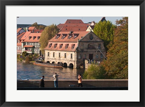 Framed Obere Brucke, Little Venice, Germany Print