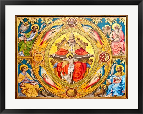 Framed Altar Painting, Cologne, Germany Print