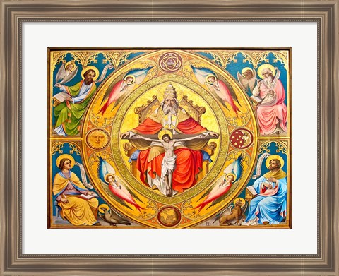 Framed Altar Painting, Cologne, Germany Print