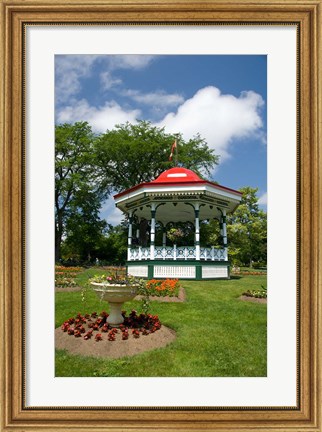 Framed Nova Scotia, Victorian City Garden Print