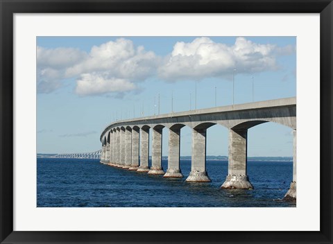 Framed Confederation Bridge, Prince Edward Island Print