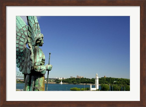 Framed Notre Dame de Bonsecours Print