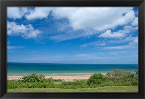 Framed Omaha Beach in Normandy Print