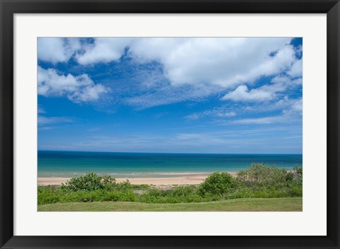 Framed Omaha Beach in Normandy Print