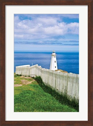 Framed Cape Spear Lighthouse Print