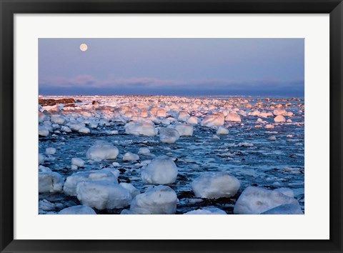 Framed Sunset over Hudson Bay Print