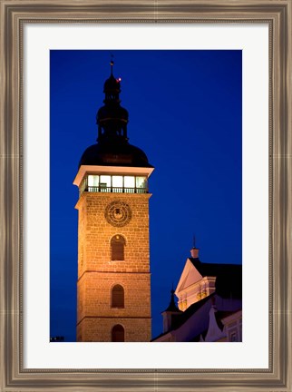 Framed Church Tower, Ceske Budejovice Print