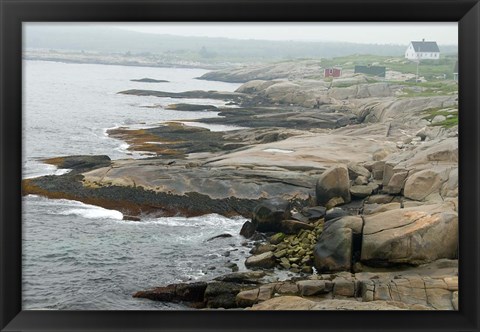 Framed Peggy&#39;s Cove, Nova Scotia, Canada Print