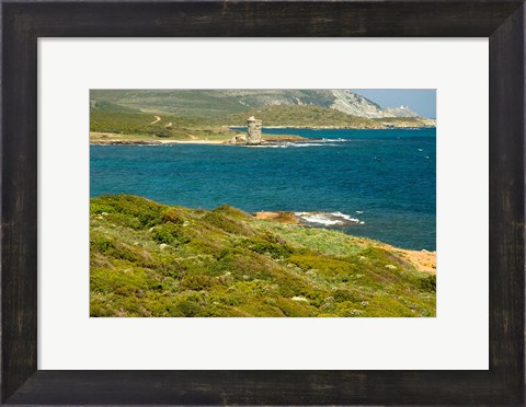 Framed Genoan Towers, Corsica Print