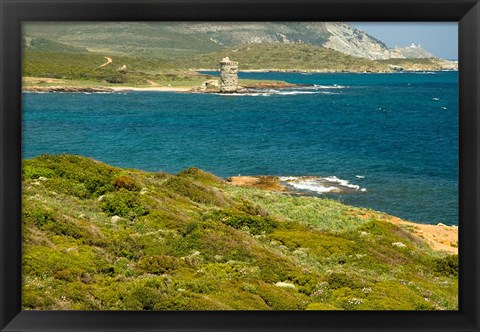 Framed Genoan Towers, Corsica Print