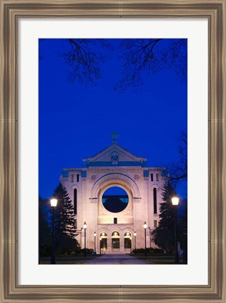 Framed St Boniface Basilica Ruins Print