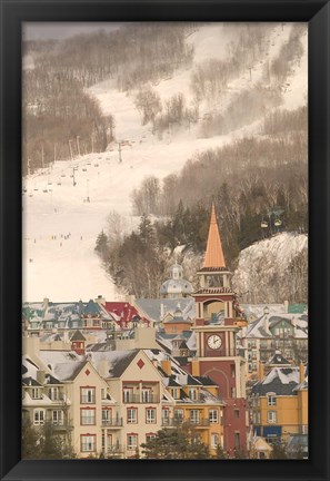 Framed Mont Tremblant Ski Village Print