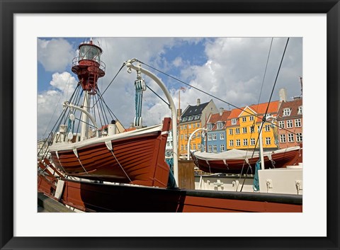 Framed Nyhavn, Copenhagen Print