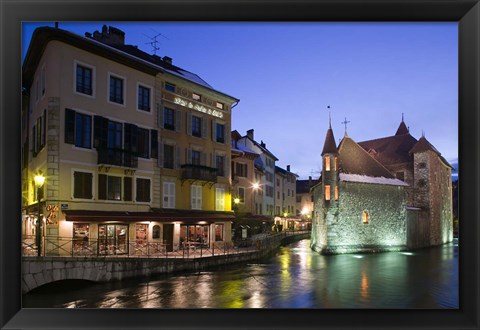 Framed Palais de l&#39;Isle, Annecy Historical Museum Print