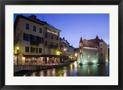 Framed Palais de l&#39;Isle, Annecy Historical Museum Print