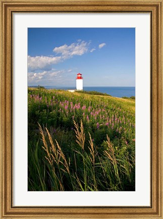 Framed Lighthouse at St Martins Print