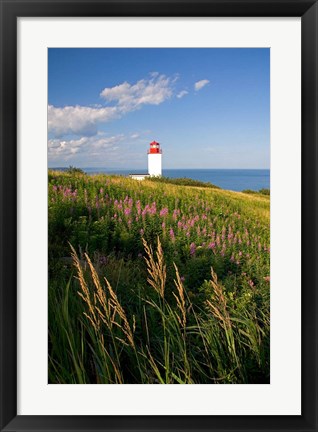 Framed Lighthouse at St Martins Print