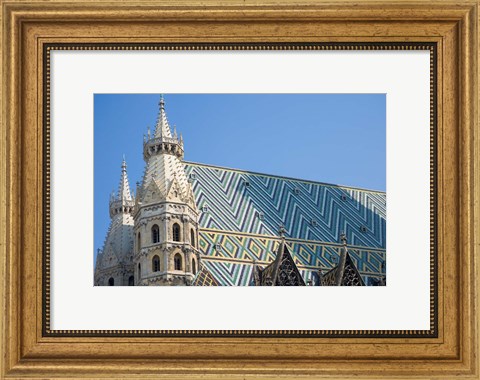 Framed St Stephen&#39;s Cathedral, Vienna, Austria Print