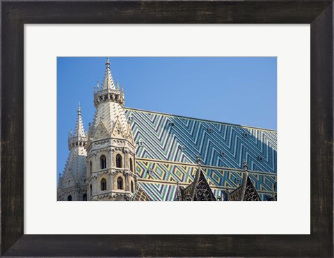 Framed St Stephen&#39;s Cathedral, Vienna, Austria Print