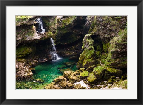 Framed Waterfall, Austria Print