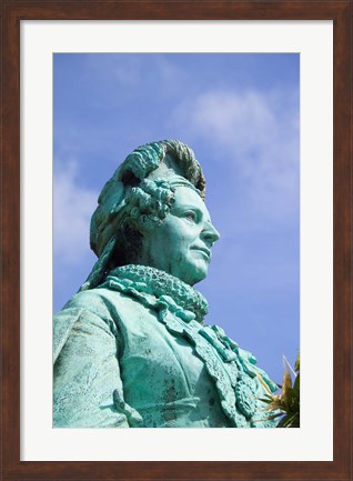 Framed Statue of Queen Sophie Amalie Print