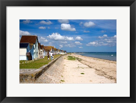 Framed Utah Beach, Normandy, France Print