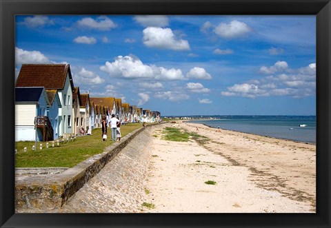 Framed Utah Beach, Normandy, France Print