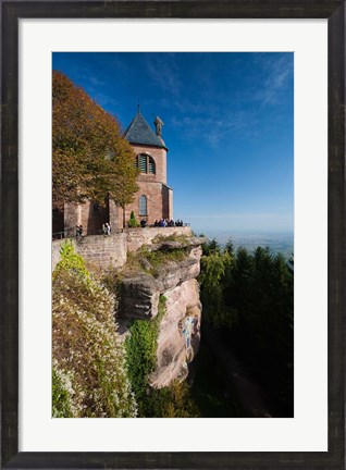 Framed Hilltop Convent, Mont Ste-Odile Print
