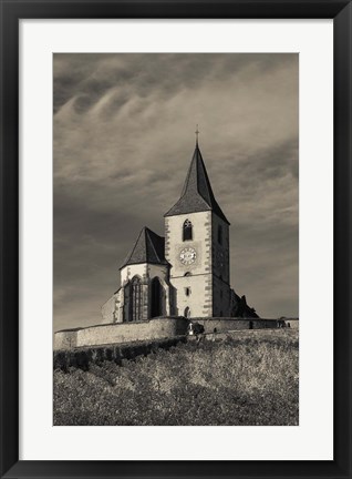 Framed Hunawihr, Alsatian Wine Route Print