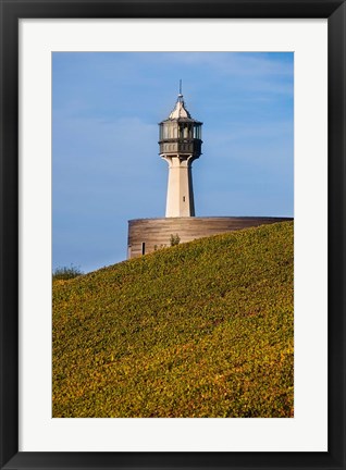 Framed Champagne Ardenne Lighthouse in Mame, France Print