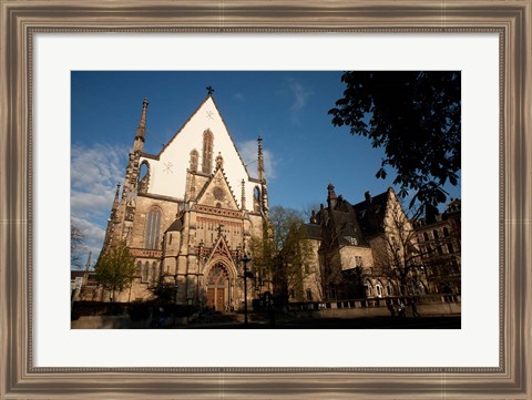 Framed St Thomas Church, Leipzig, Germany Print