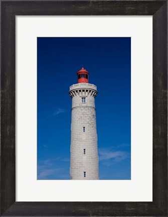 Framed Mole St-Louis Pier Lighthouse Print