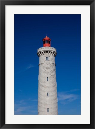 Framed Mole St-Louis Pier Lighthouse Print