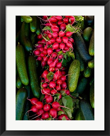 Framed Outdoor Market, Helsinki, Finland Print